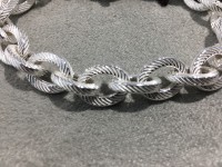 Bracciale Fidia in argento a catena con maglia rigata b750/a