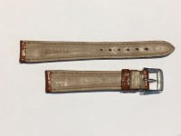 Cinturino Omega donna Alligatore opaco gold 15/12 + fibbia originale acciaio