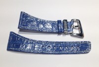 cinturino Roberto Cavalli coccodrillo blu