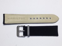 Cinturino Hamilton Khaki cordura nero 22 mm