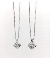 Recarlo Girocollo Punto Luce Diamante 40 verticale colore eccezionale D