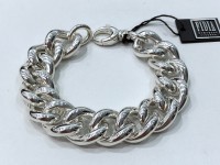 Fidia bracciale Argento Groumetta massiccia B32