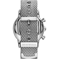 Emporio Armani Cronografo nero maglia milanese AR1808