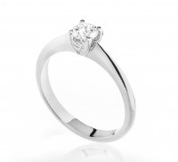 Anello Solitario Bellatrix con diamante taglio brillante