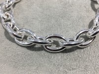 Bracciale Fidia in argento a catena con maglia a goccia b733/a