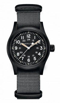 HAMILTON KHAKI FIELD MECHANICAL H69409930 38 mm all black