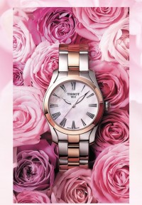 TISSOT T-WAVE T112.210.22.113.01 bicolore rose'