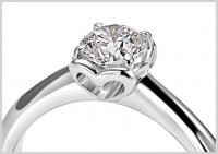 RECARLO Solitario Anniversary con diamante ct 0,44 rif 858045 colore eccezionale D