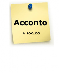 Acconto 100,00