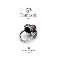 Anello Tamashii Originale in Argento 925? DVAGS ZVA Agata Rosso Passione