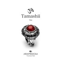 Anello Tamashii Originale in Argento 925? DVAGS ZVA Agata Rosso Passione