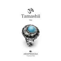 Anello Tamashii Originale in Argento 925? DVAGS ZVA Turchese