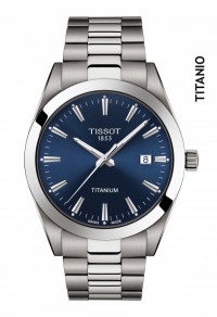 TISSOT GENTLEMAN TITANIUM blu T1274104404100