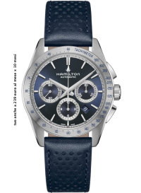 Hamilton JAZZMASTER PERFORMER auto chrono blu H36616640