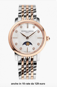 Frederique Constant SLIMLINE Ladies  MOONPHASE FC-206MPWD1S2B