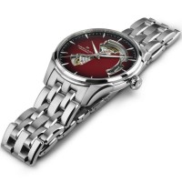 Hamilton JAZZMASTER OPEN HEART AUTO H32675170 granata degrade'