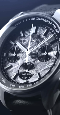 Bulova Lunar Pilot quadrante in Meteorite Limited Edition 96A312 5000 PEZZI MONDO