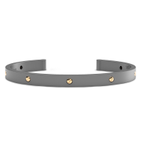 Zancan Bracciale rigido in titanio, oro 18kt. etb130