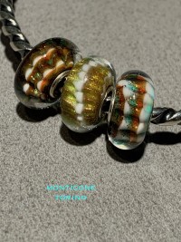 Trollbeads Set onde glitter unici