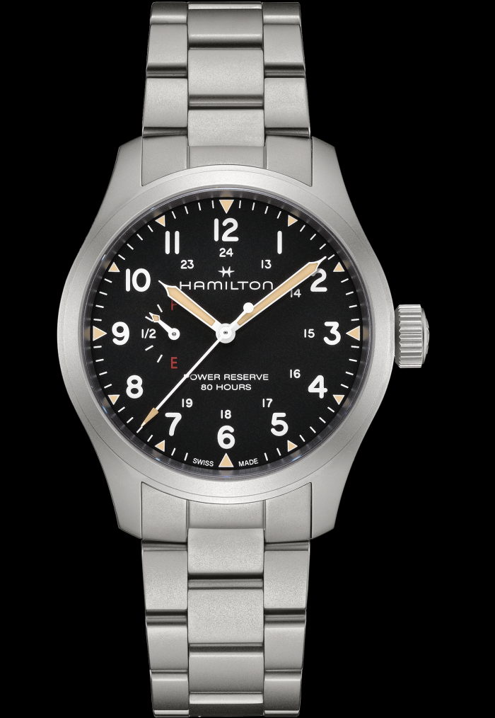 Hamilton KHAKI field mechanical POWER RESERVE 40 MM H69509130 Hamilton KHAKI field mechanical POWER RESERVE 40 MM H69509130