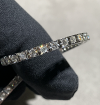 Bracciale Tennis oro bianco e diamanti ct 2.60