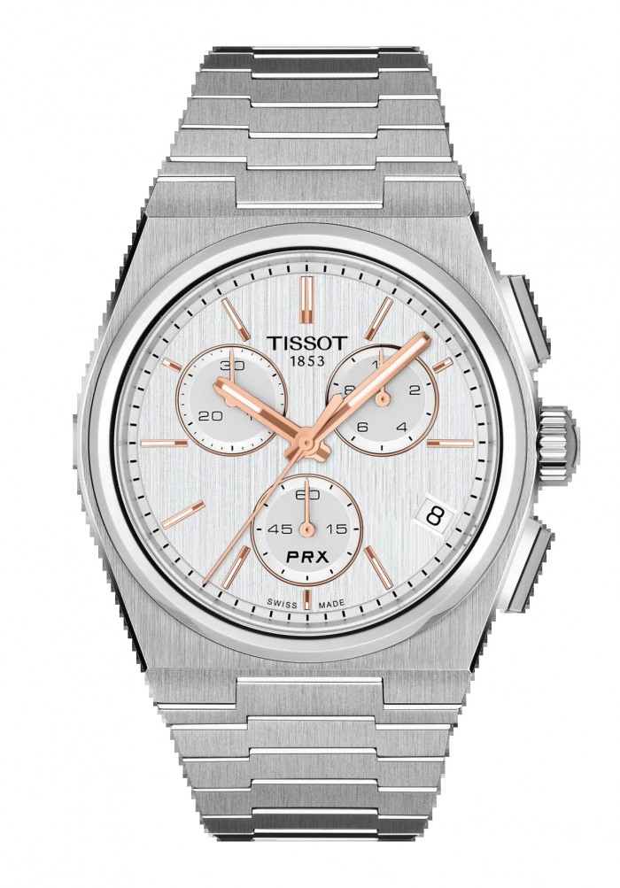 TISSOT PRX 41MM Chrono quartz T137.417.11.031.00 silver TISSOT PRX 41MM Chrono quartz T137.417.11.031.00 silver