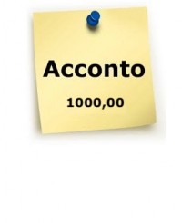 ACCONTO 1000,00