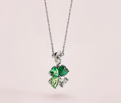 Girocollo in argento con quadrifoglio e CHARM QUADRIFOGLIO X FONDAZIONE VERONESI Girocollo in argento con quadrifoglio e CHARM QUADRIFOGLIO X FONDAZIONE VERONESI